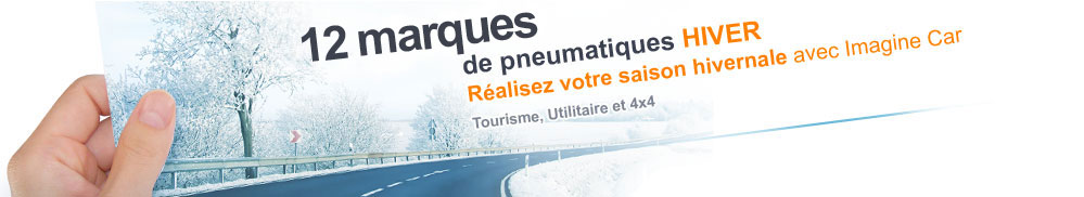 10 marques de pneumatiques hiver. 800 r&eacute;f&eacute;rences Tourisme, Utilitaire et 4x4 des plus grandes marques